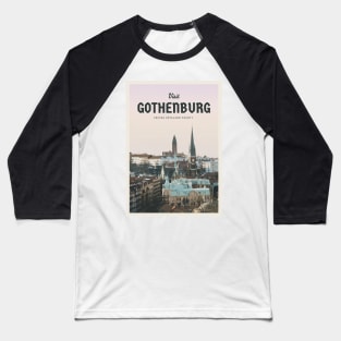 Visit Gothenburg Baseball T-Shirt